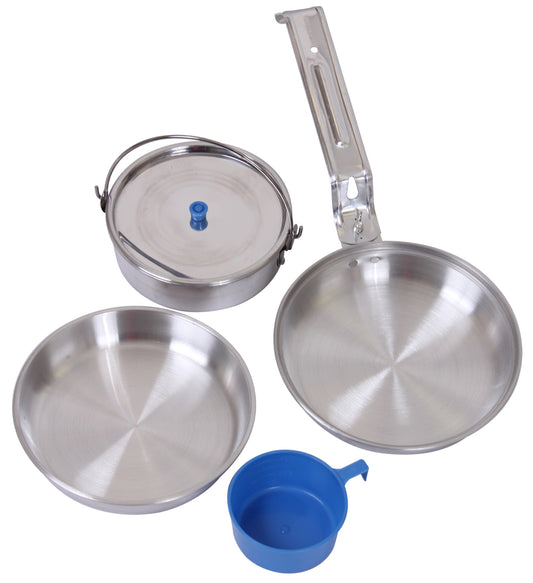 Rothco Deluxe 5-Piece Mess Kit Heavy Gauge Aluminum GI Style Chow Kit