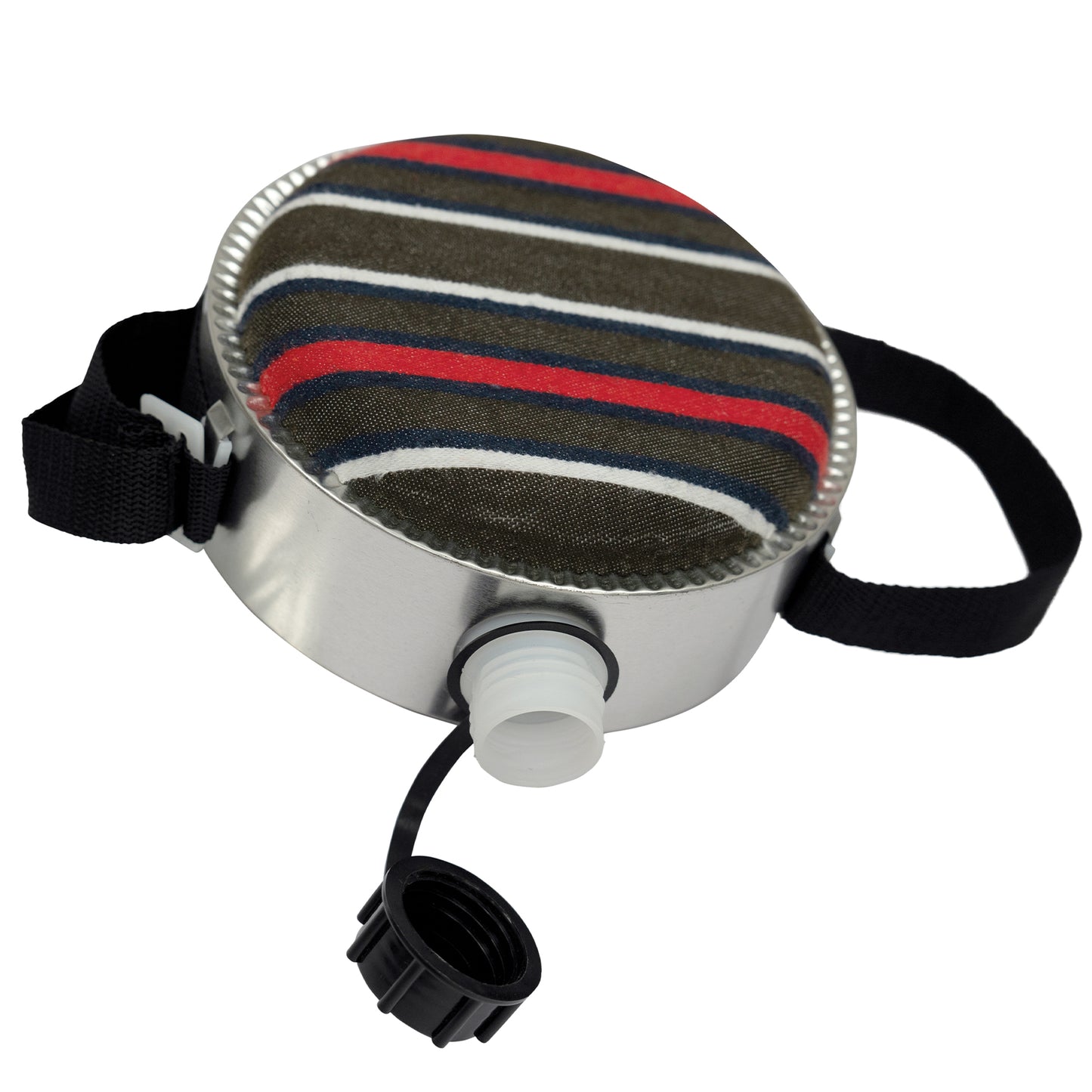 Rothco 2 Quart Striped Desert Canteen - BPA Free 2Qt Canteen With Shoulder Strap