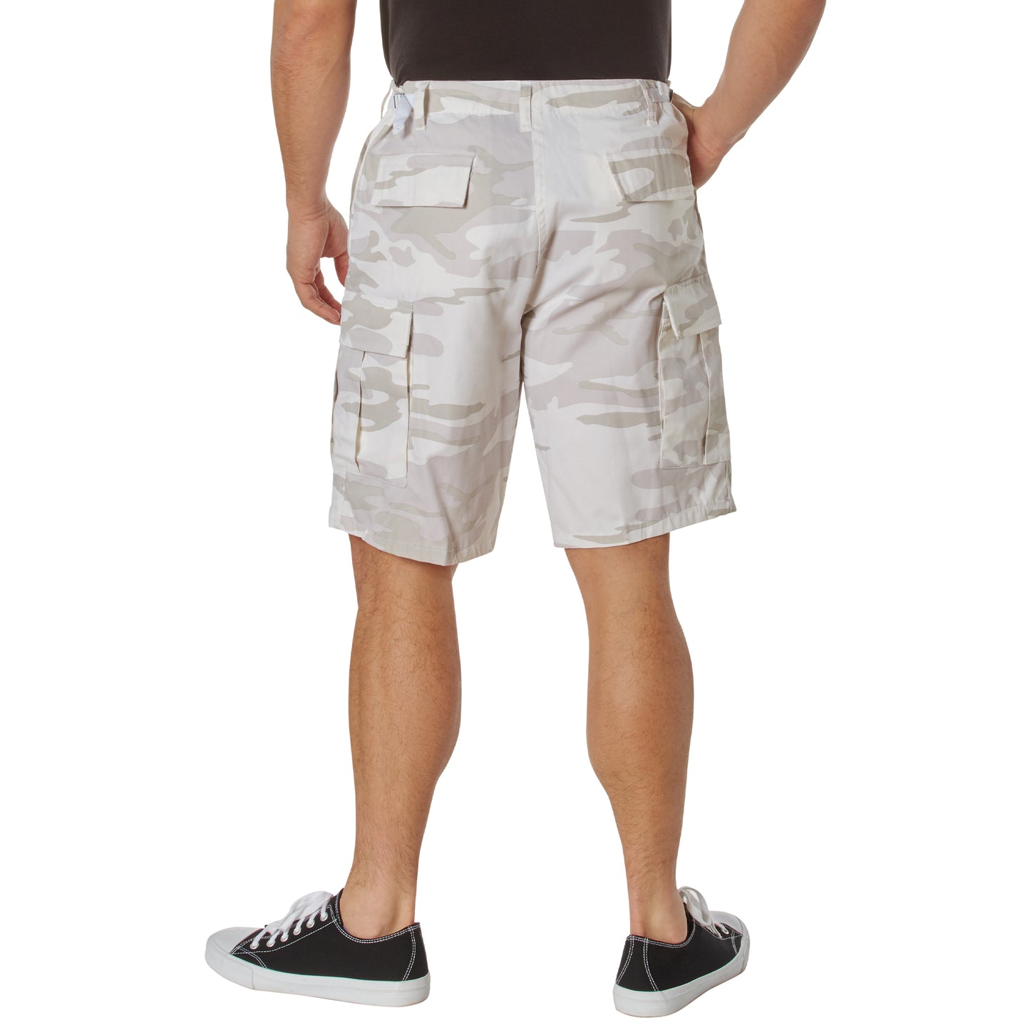 Rothco Men's White Camo BDU Shorts
