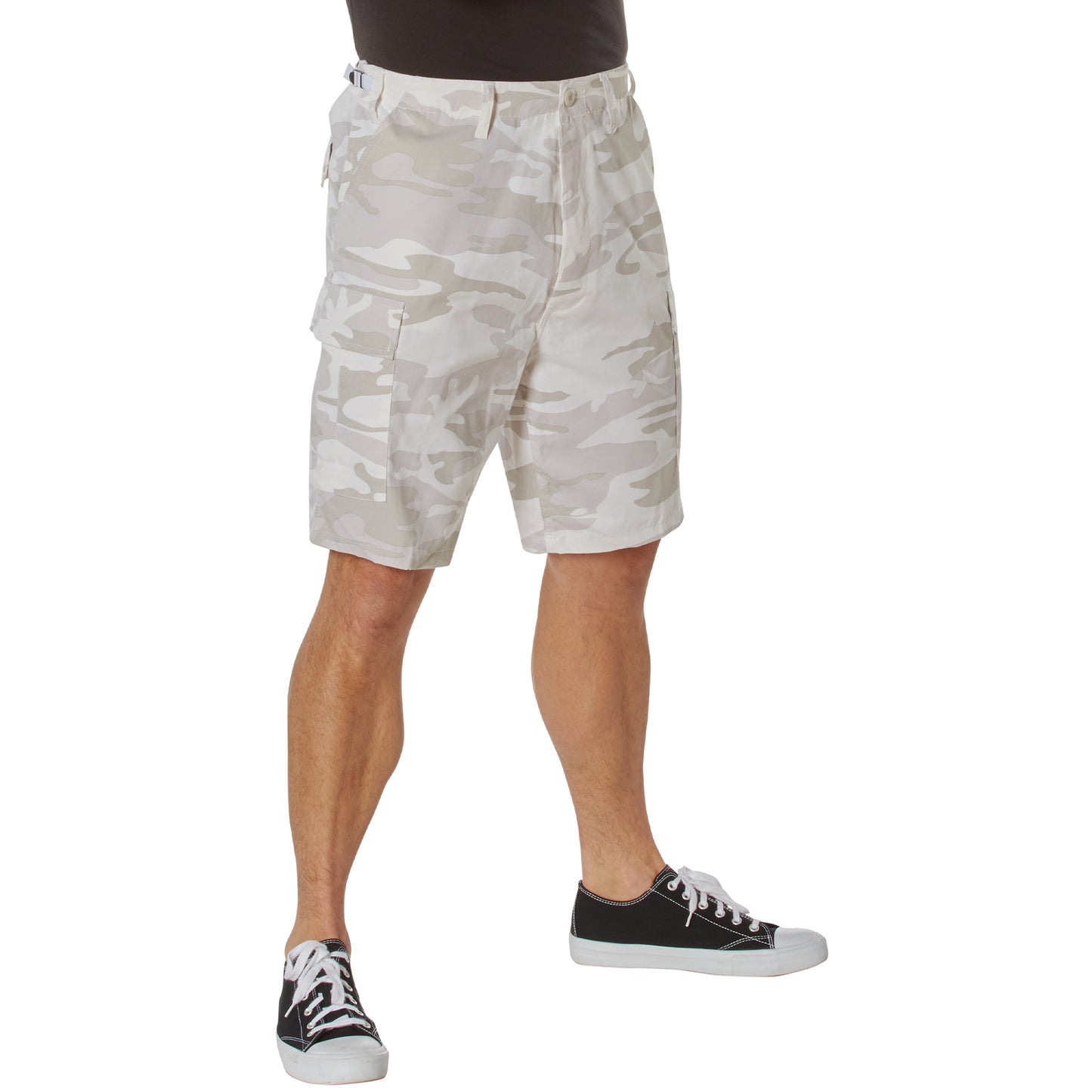 Rothco Men's White Camo BDU Shorts