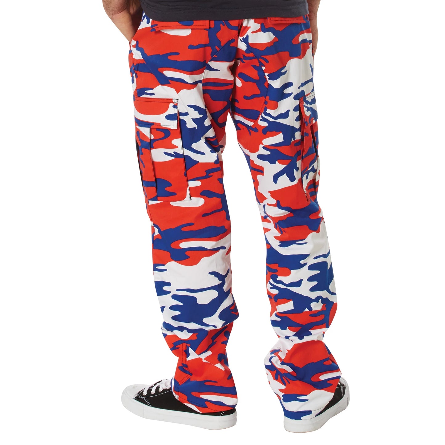 Rothco Red White Blue Camo Tactical BDU Pants - Color Camo BDU Fatigue