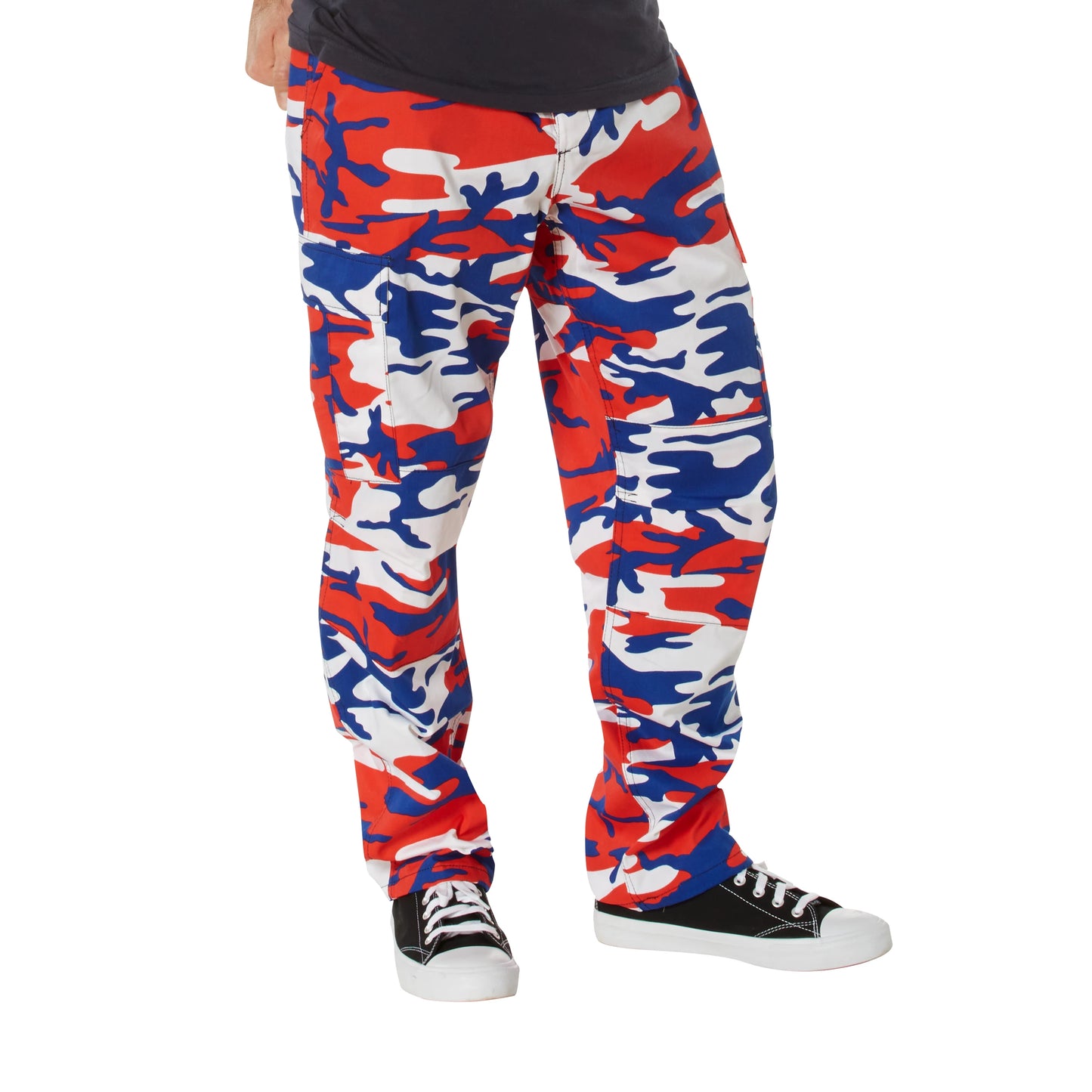 Rothco Red White Blue Camo Tactical BDU Pants - Color Camo BDU Fatigue