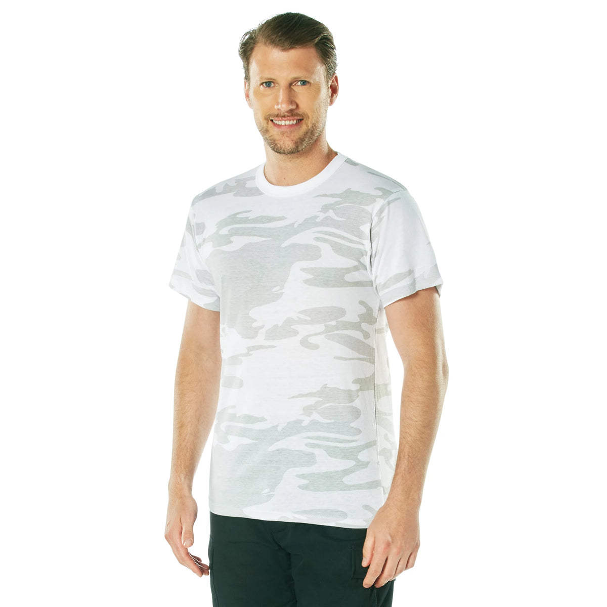 Rothco White Camo/Snow Camo T-Shirt - Camouflage Tees