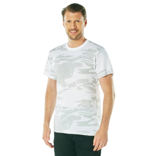 Rothco White Camo/Snow Camo T-Shirt - Camouflage Tees
