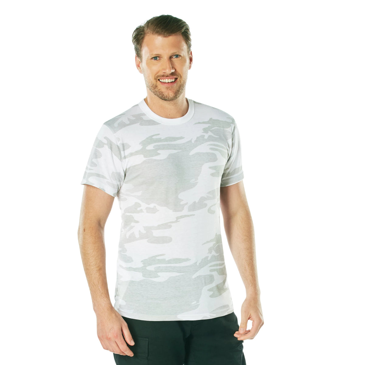 Rothco White Camo/Snow Camo T-Shirt - Camouflage Tees