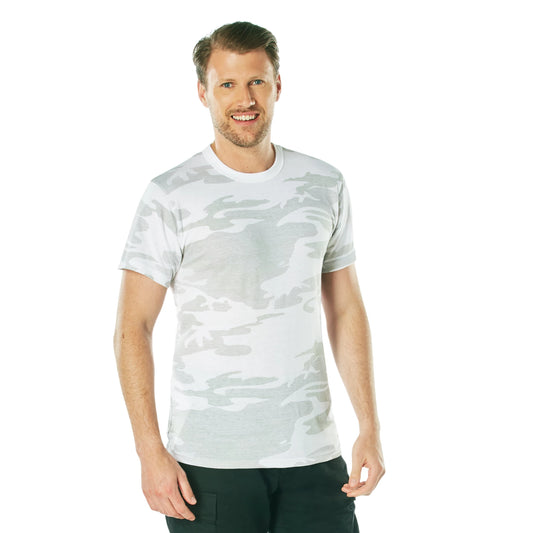 Rothco White Camo/Snow Camo T-Shirt - Camouflage Tees