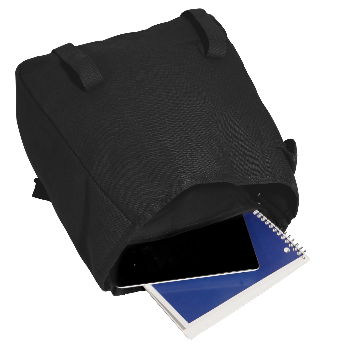 Canvas Musette Bags in Olive Drab or Black - 15 Liter Capacity 12"x12"x6"