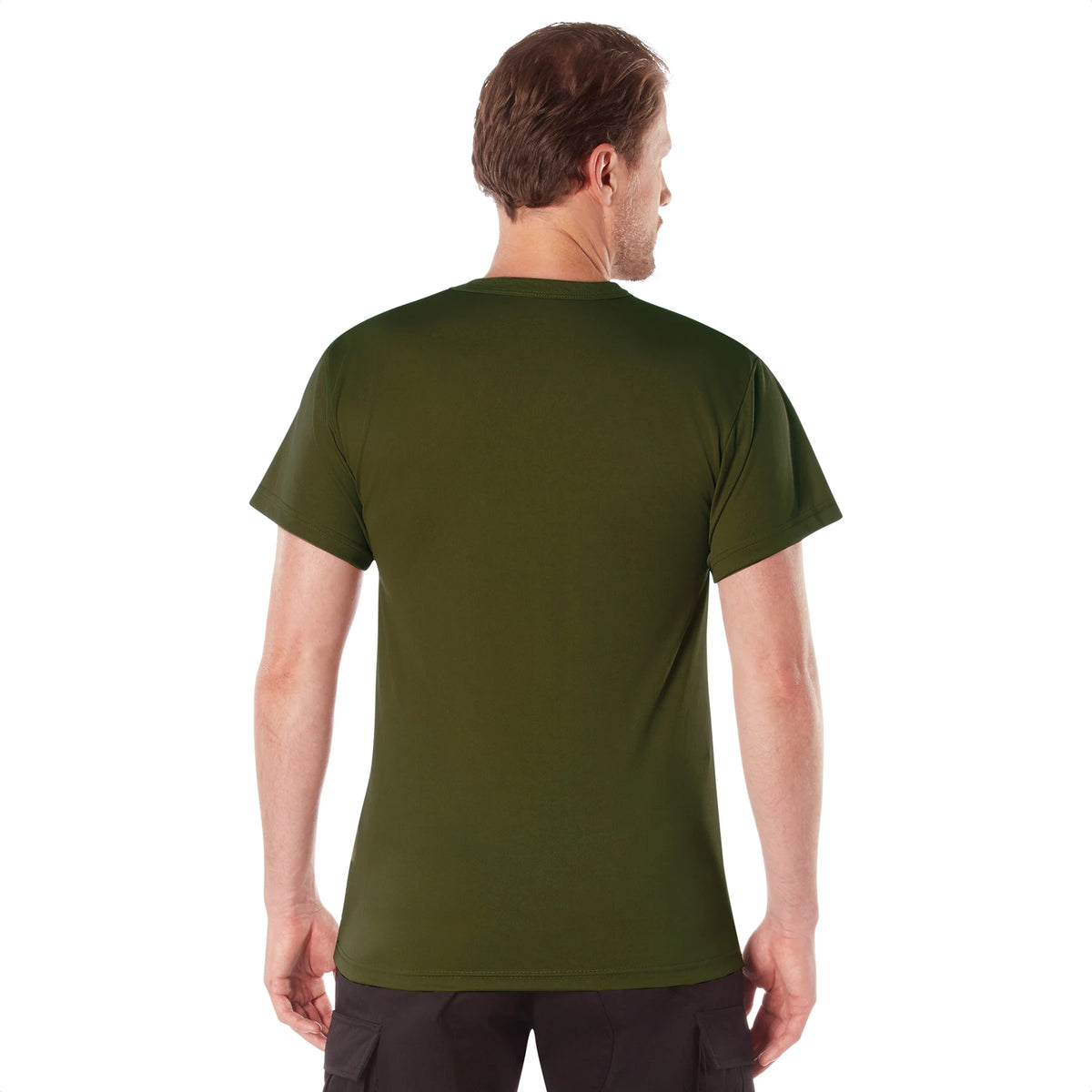 Rothco Olive Drab Quick Dry Moisture Wicking T-Shirt 100% Polyester