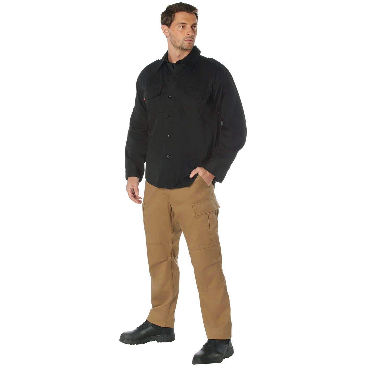 Vintage Style Fatigue Shirt Soft Cotton Retro Button Front Camo Shirts