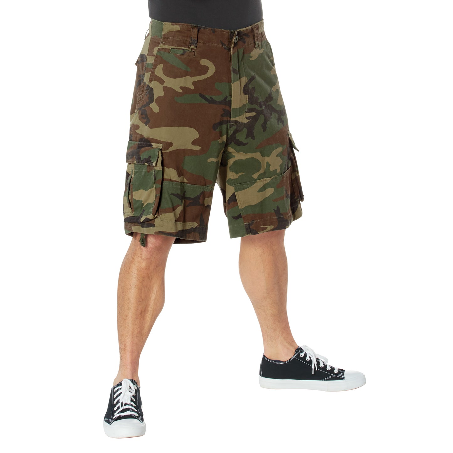 Vintage Camouflage Cargo Shorts Camo