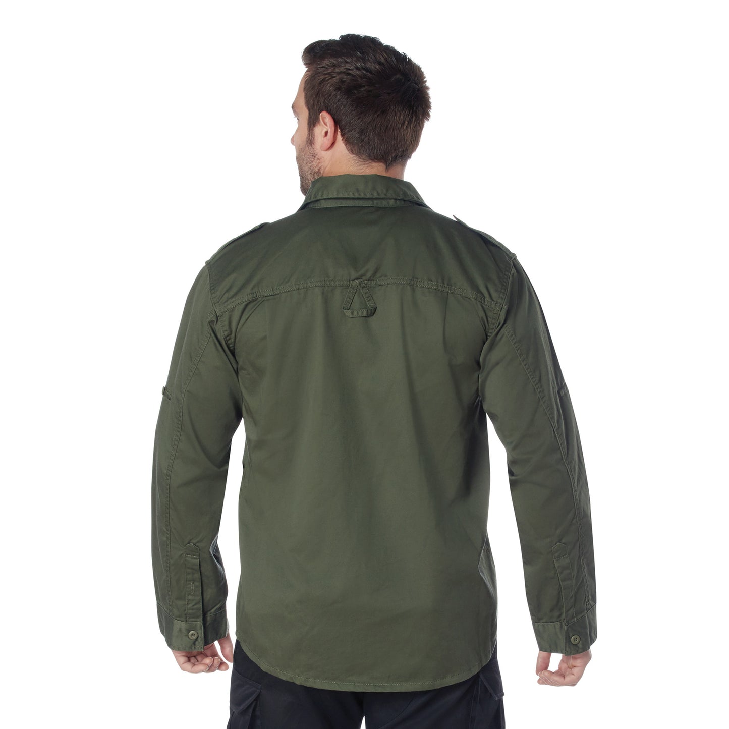 Vintage Style Fatigue Shirt Soft Cotton Retro Button Front Camo Shirts