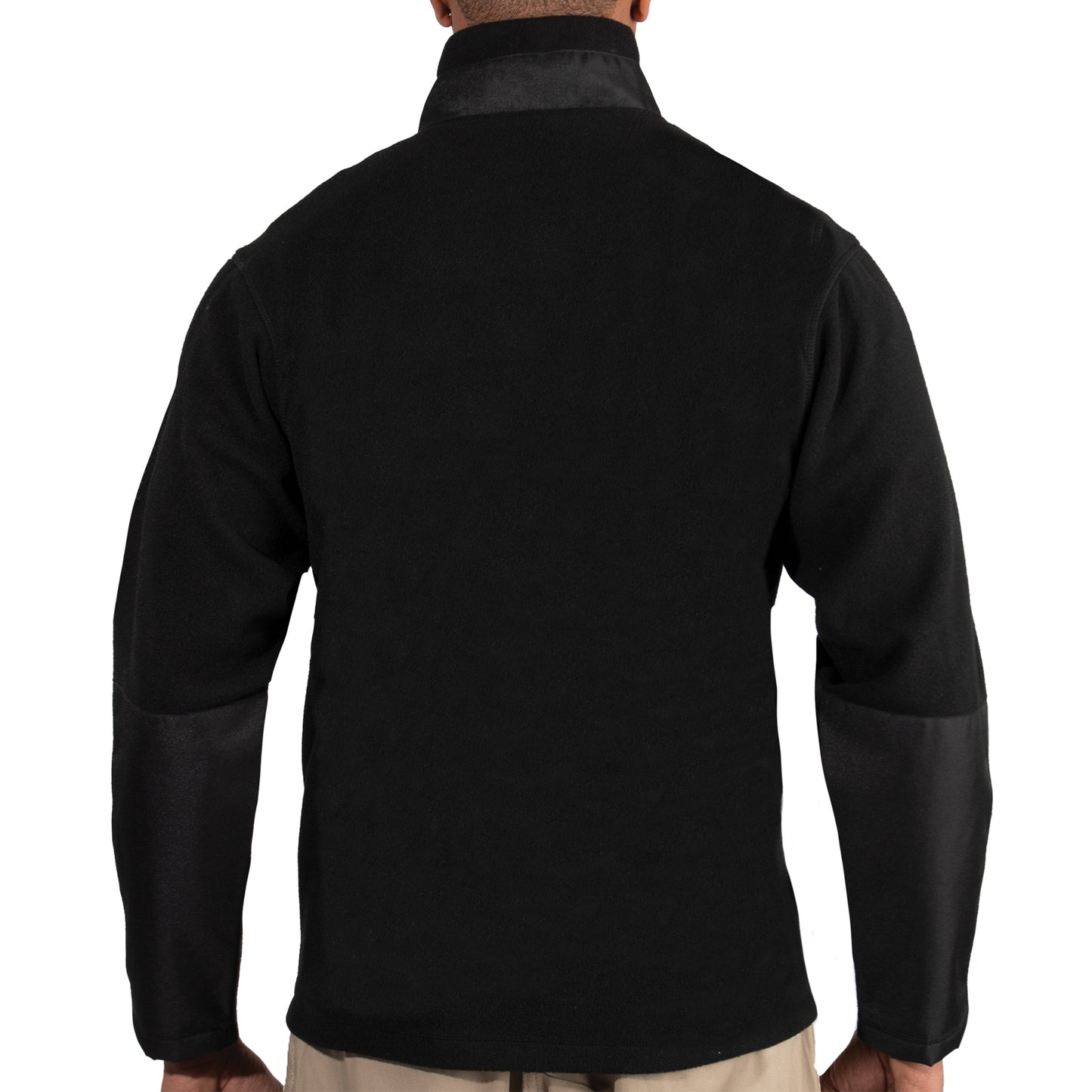 Men's Quarter Zip Fleece Pullover Sweatshirt Hoodie