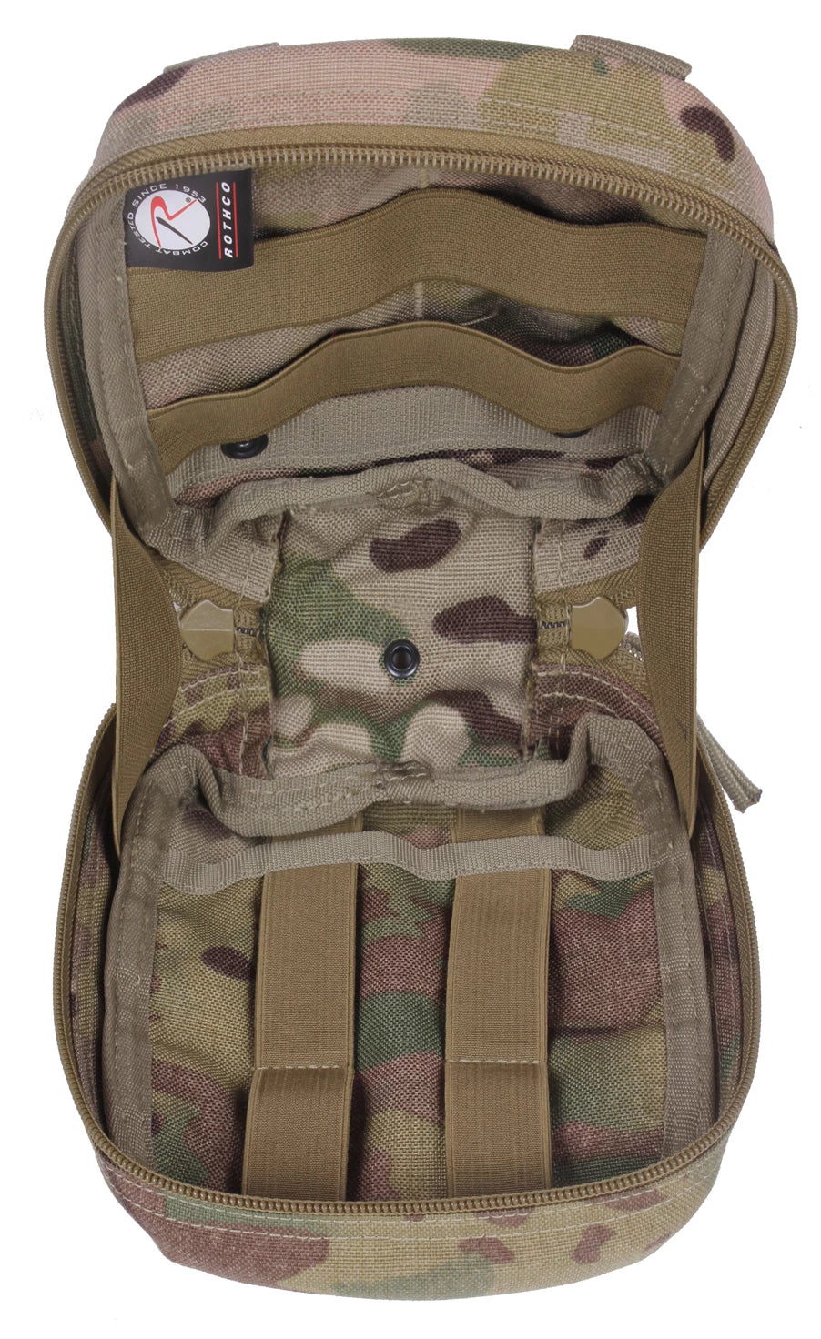 Rothco MultiCam MOLLE Tactical Trauma & First Aid Kit - Pouch Only (No Supplies)
