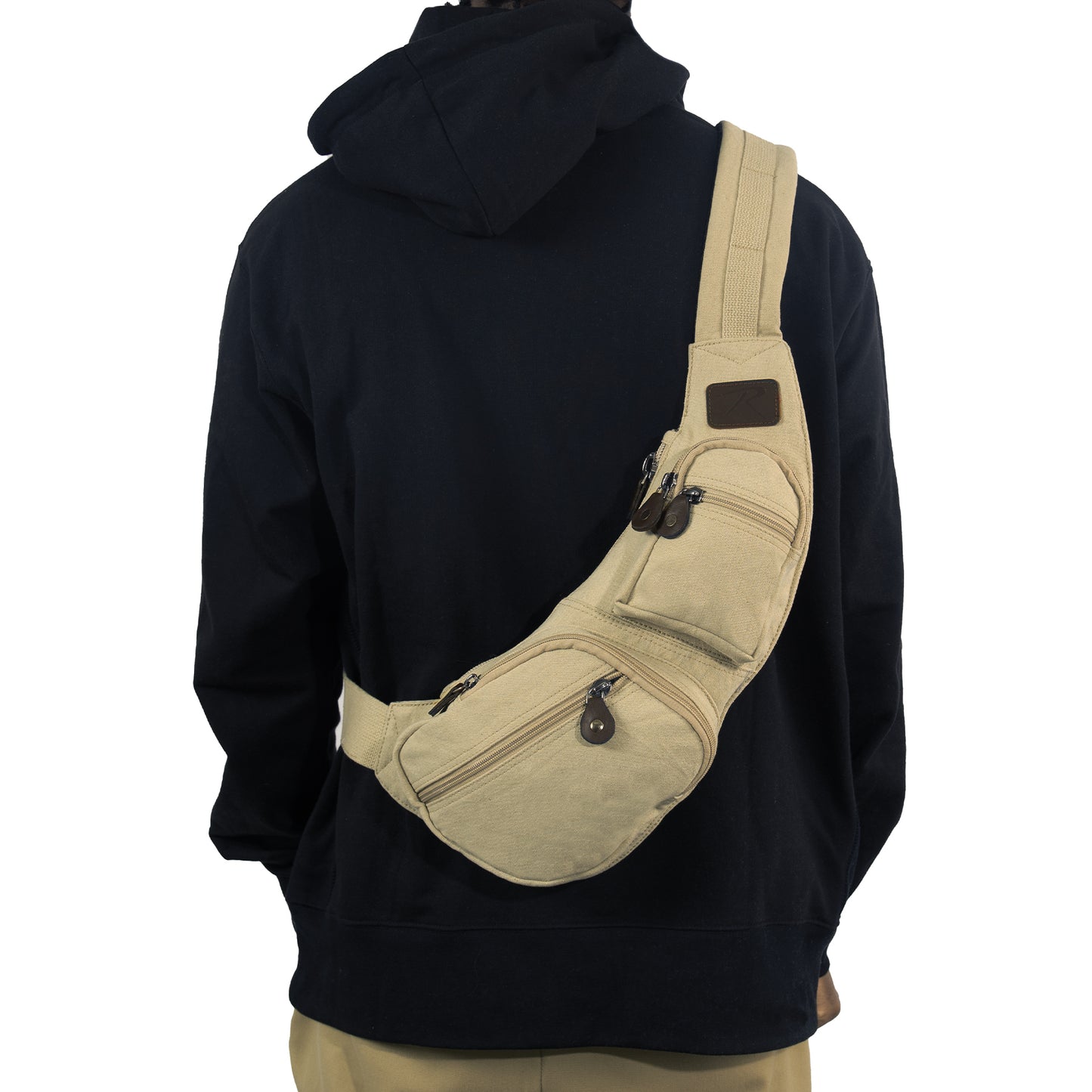 Rothco Crossbody Canvas Sling Bag - Handbag Chest Bag Shoulder Backpack