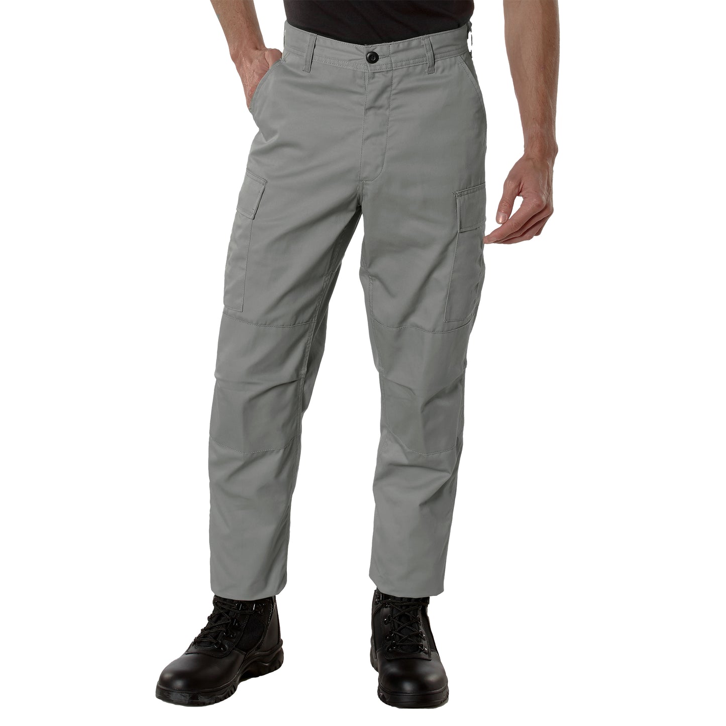 Rothco Relaxed Fit Zipper Fly BDU Pants in Grey
