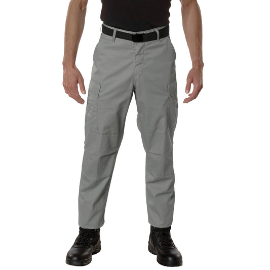 Rothco Relaxed Fit Zipper Fly BDU Pants in Grey