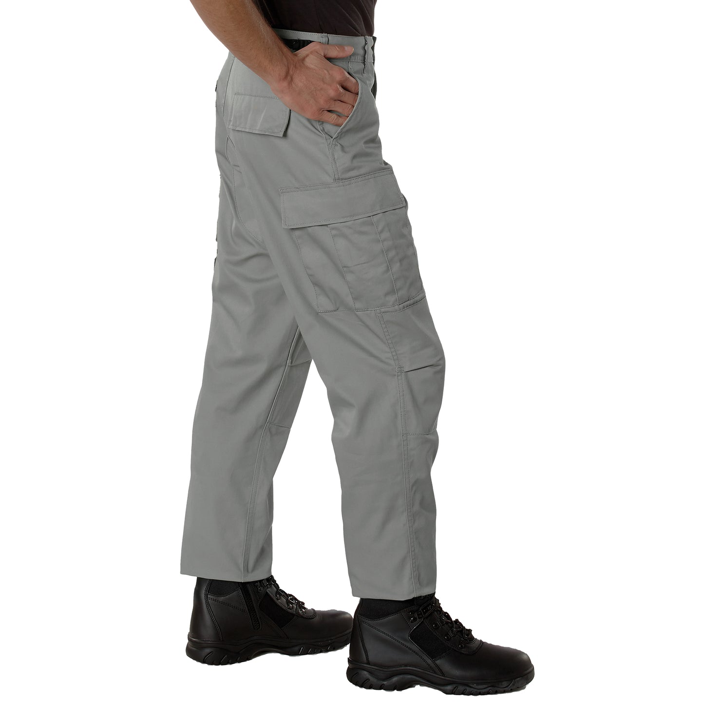 Rothco Relaxed Fit Zipper Fly BDU Pants in Grey