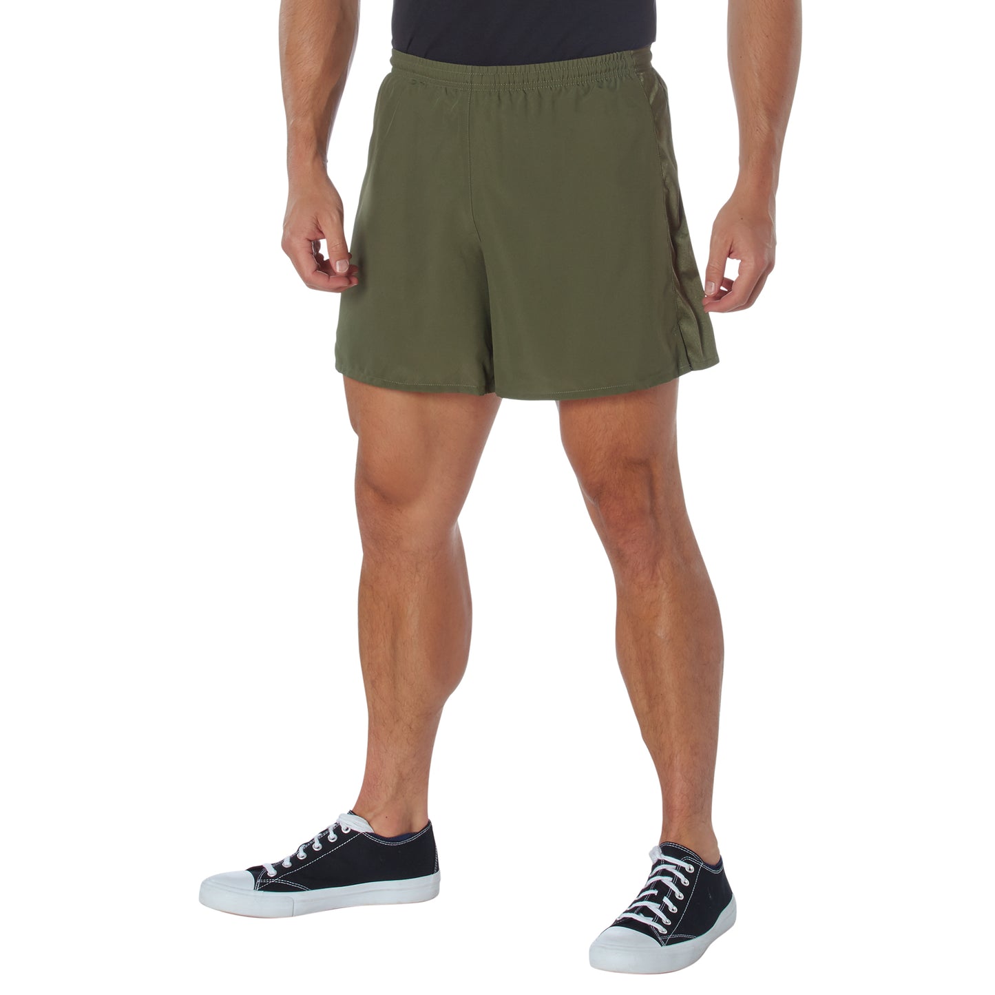 GI Style Athletic Shorts With Liner - Rothco Physical Training PT Shorts
