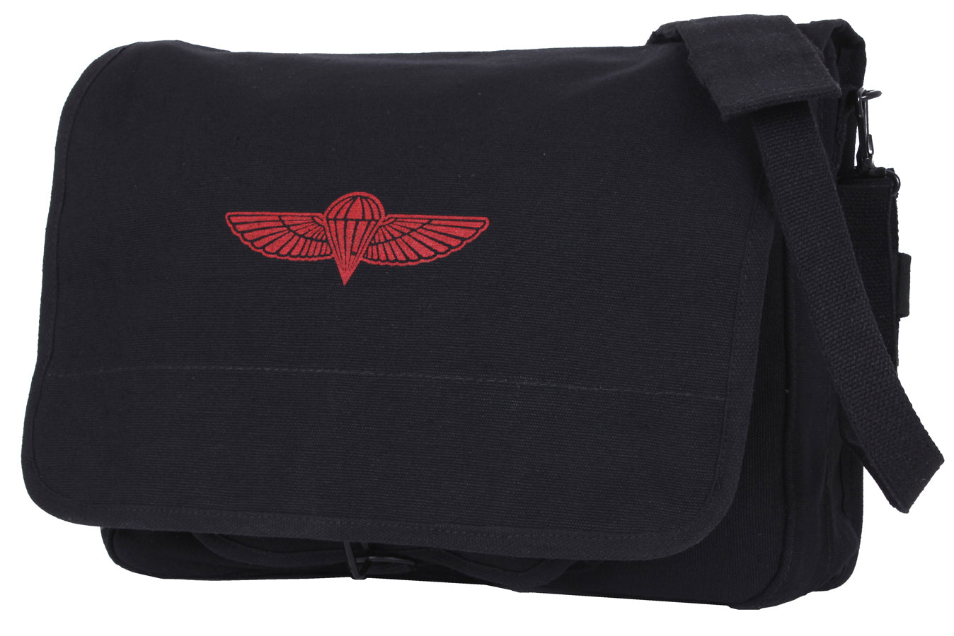 Rothco Canvas Israeli Paratrooper Bag - Over The Shoulder Canvas Messenger Bag
