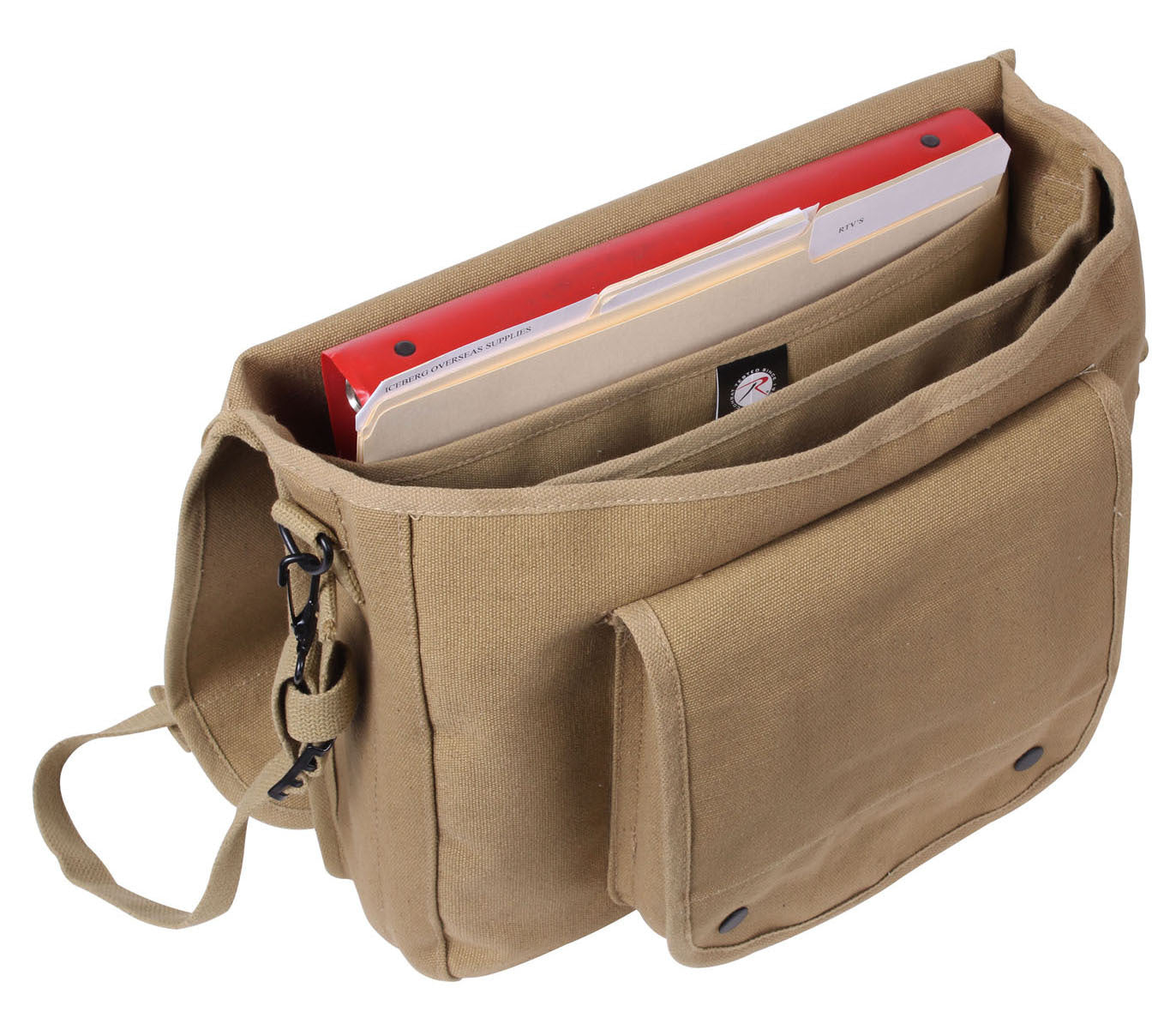 Rothco Canvas Israeli Paratrooper Bag - Over The Shoulder Canvas Messenger Bag