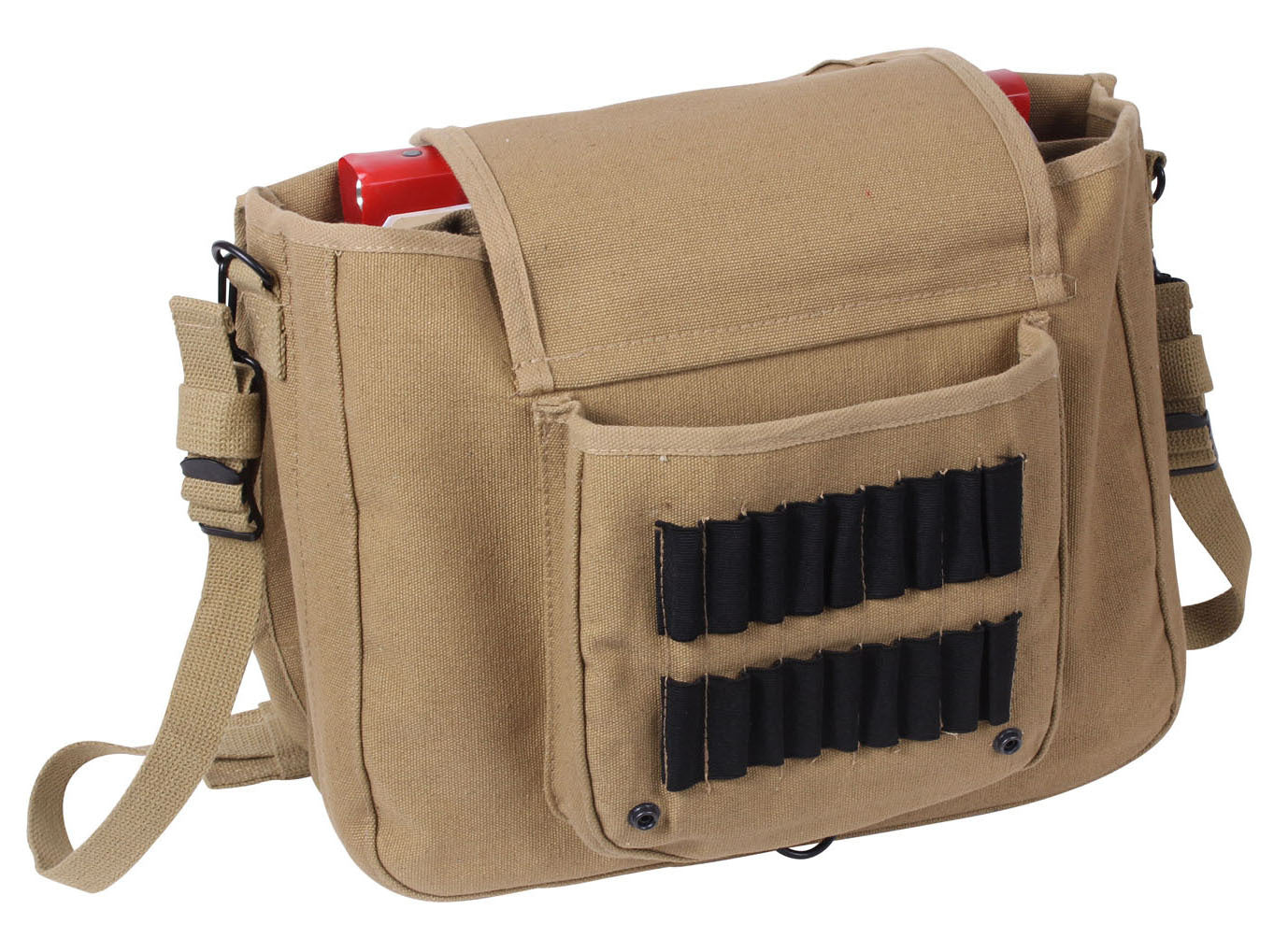 Rothco Canvas Israeli Paratrooper Bag - Over The Shoulder Canvas Messenger Bag