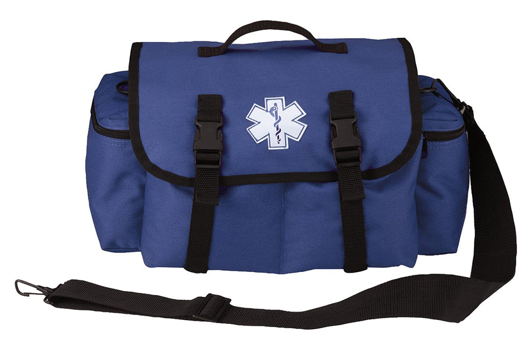 EMS Bag - Medical Rescue Response Bag - Orange or Navy Blue w/ Star of Life