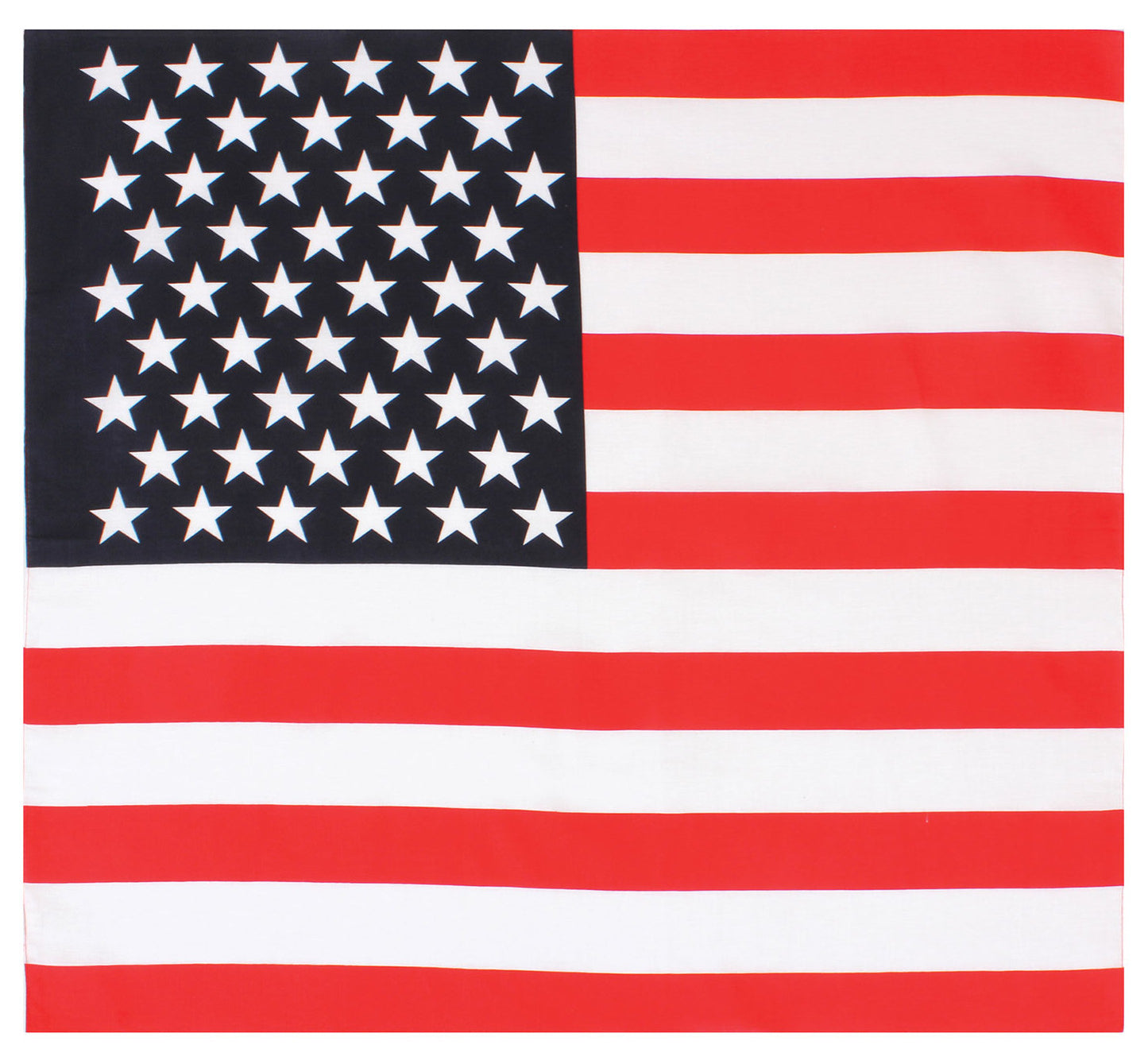 US American Flag Bandana 6-Pack Dust Mask Headband Skull Cap 27"x27" 100% Cotton
