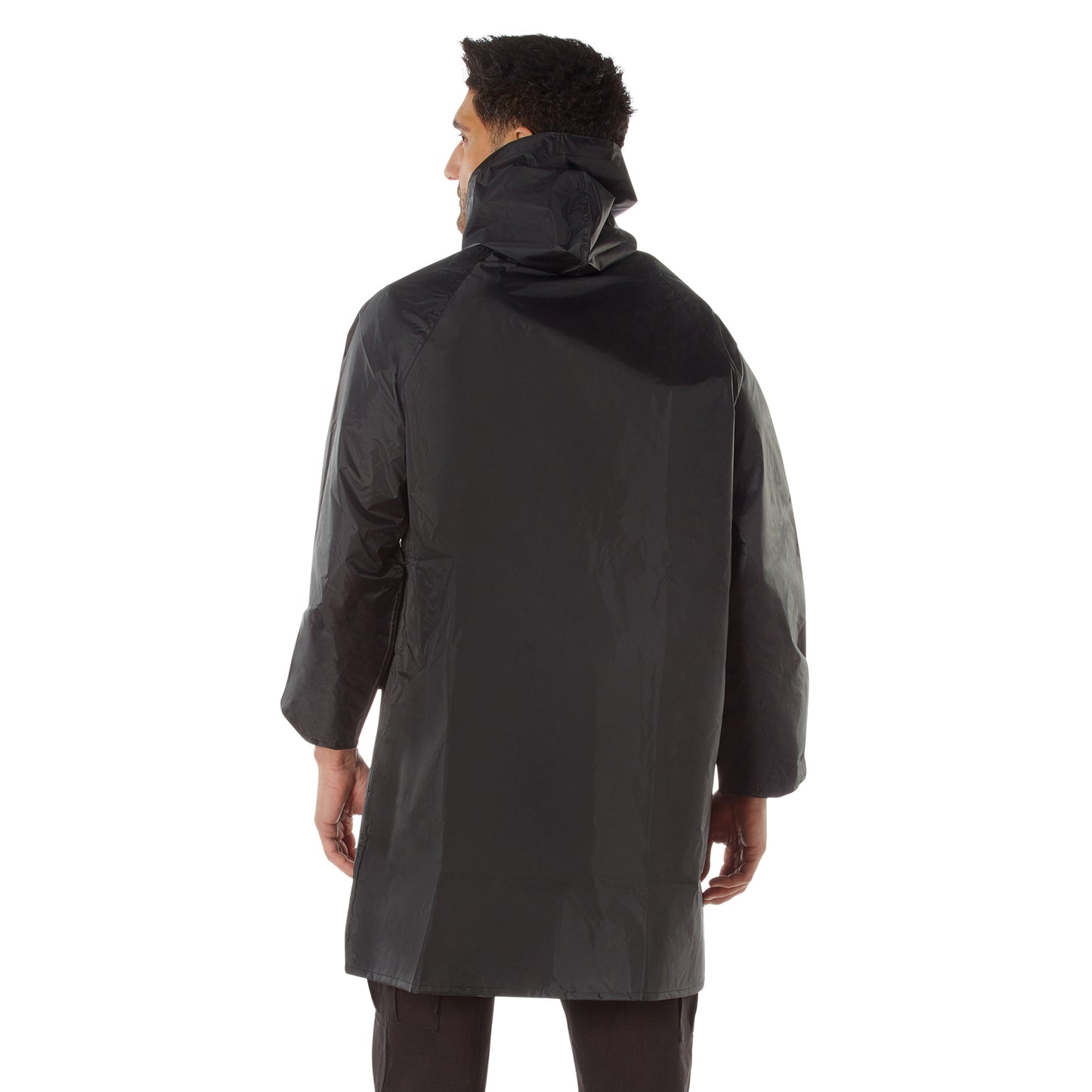 Reversible Rain Parkas - Navy/Yellow or Black/Olive Rain Coat Parkas