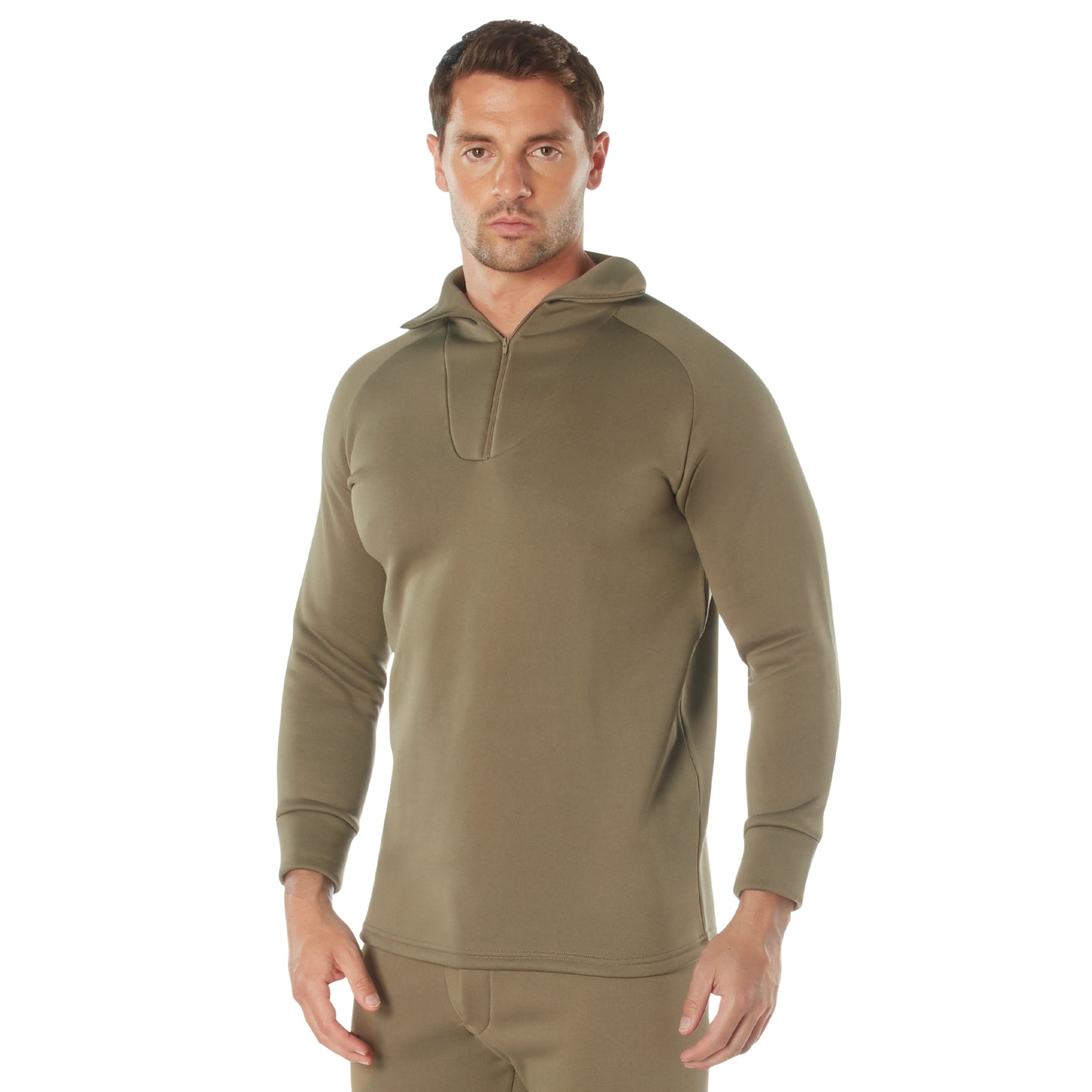 Extreme Cold Weather Long John Underwear W/ Zipper Collar - Super Warm & Durable