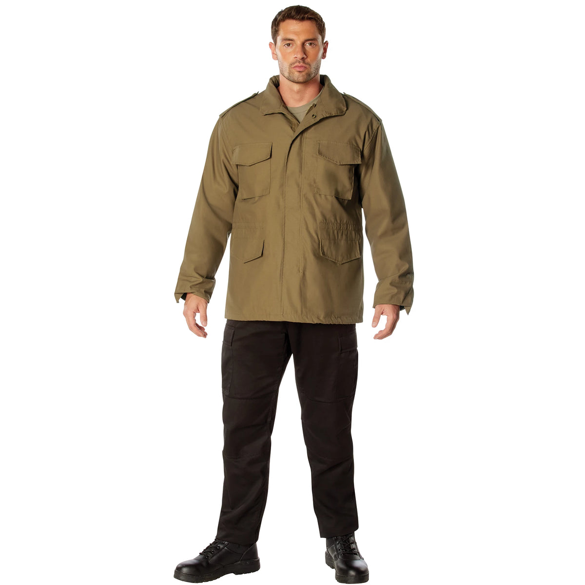 Rothco Coyote Brown M-65 Field Jacket with Removable Liner