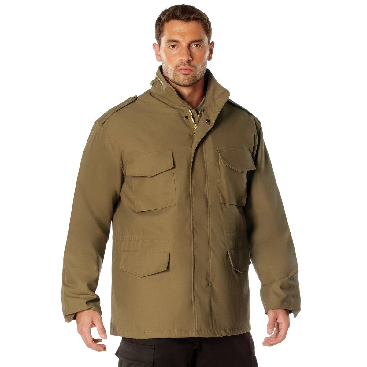 Rothco Coyote Brown M-65 Field Jacket with Removable Liner