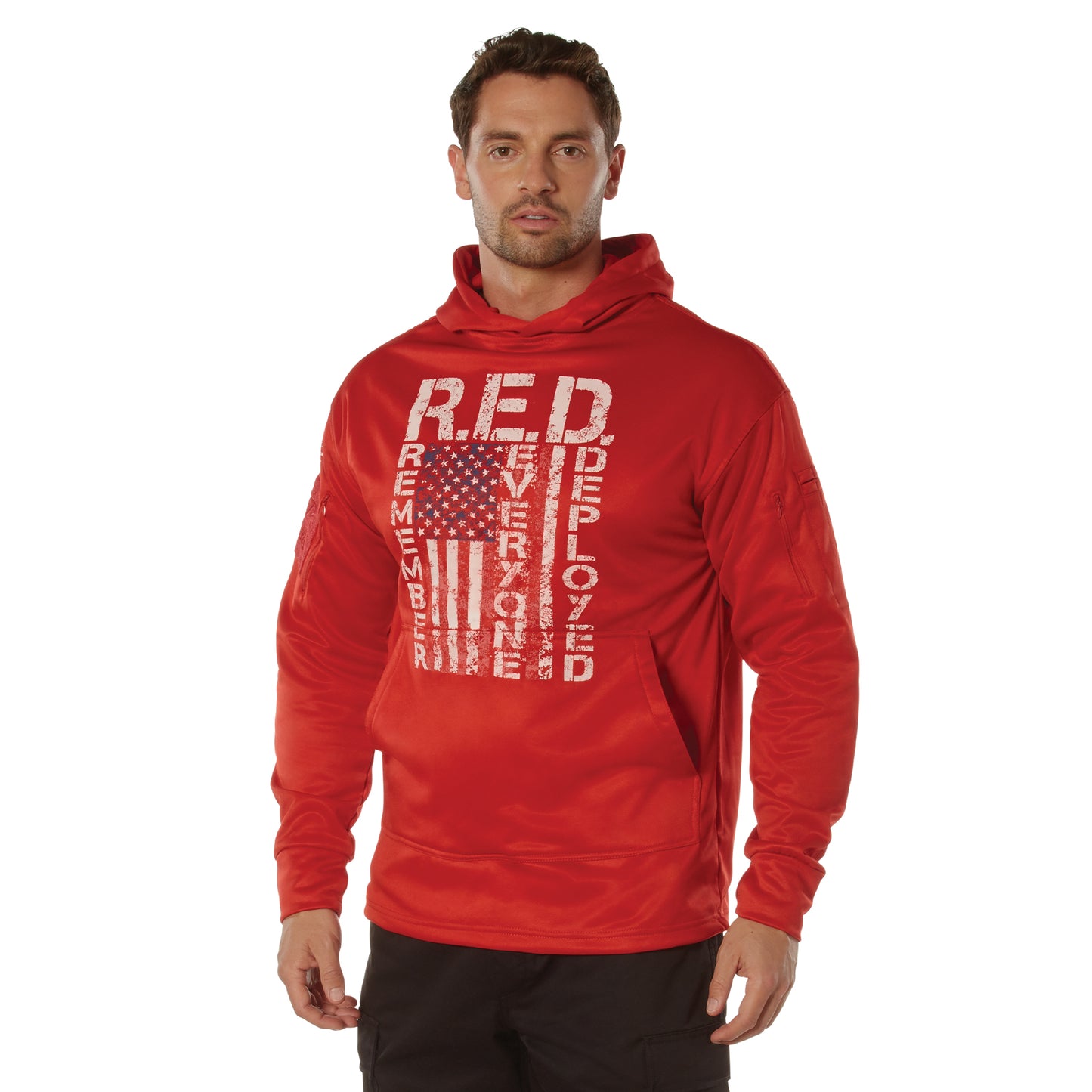 Men's Concealed Carry R.E.D. (Remember Everyone Deployed) Hoodie