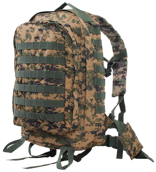 MOLLE II 3 Day Pack Woodland Digital Camo Sporty Backpack Hiking Bag