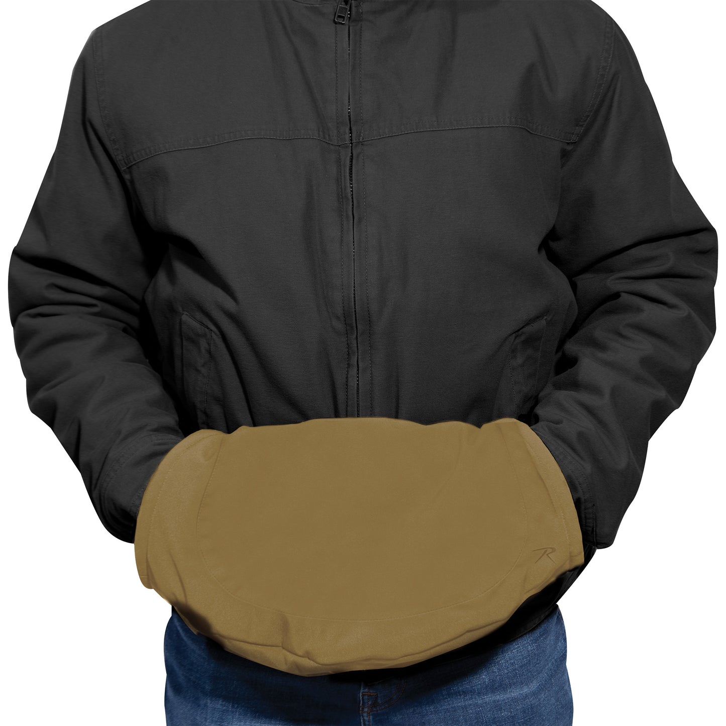 Soft Shell Hand Warmer Muffler - Waistband Hand Heater