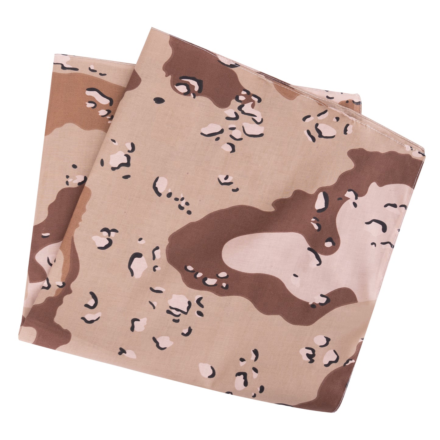 6-Pack BIG Desert Sand Bandanas SIX LARGE Bandana 27" Cotton Camo Bandana