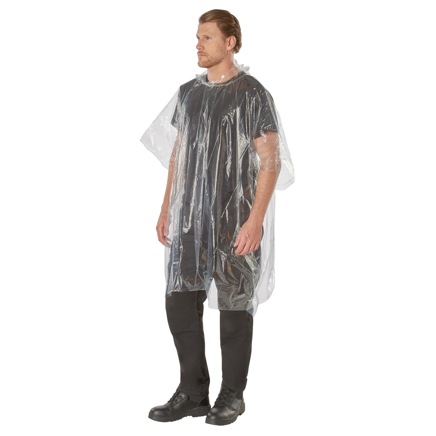 All Weather Emergency Poncho Lightweight Waterproof Pullover Rain Poncho 50"x80"