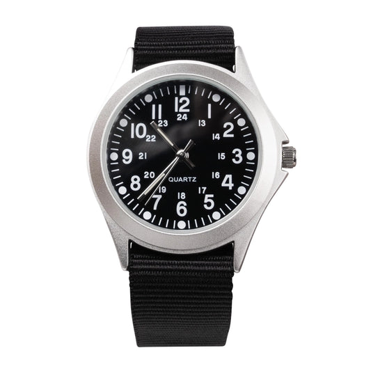 Rothco Military Style Water Resistant Analog Quartz Watch | Black or Olive Drab