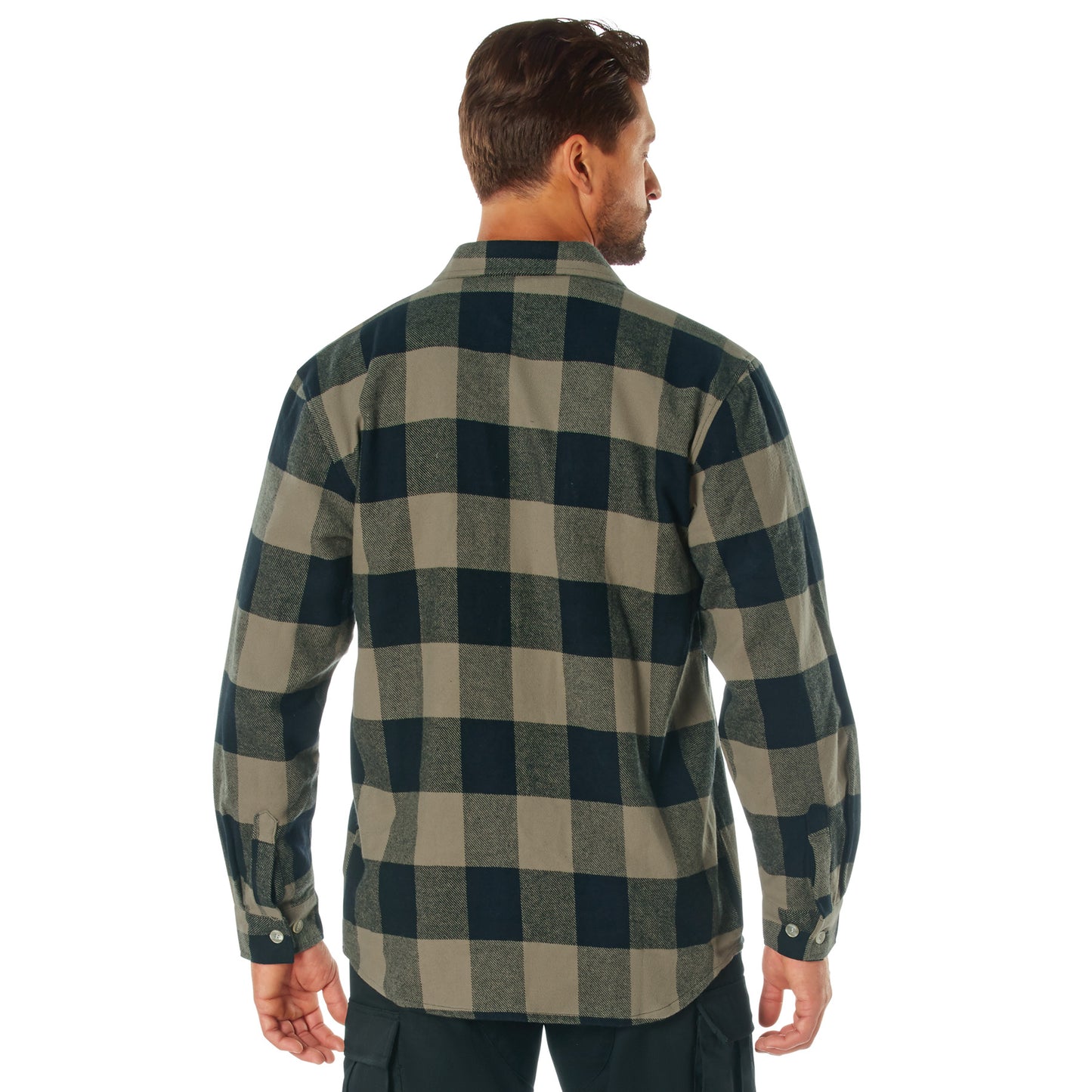 Men's Extra Heavyweight Brawny Buffalo Plaid Flannel Shirt