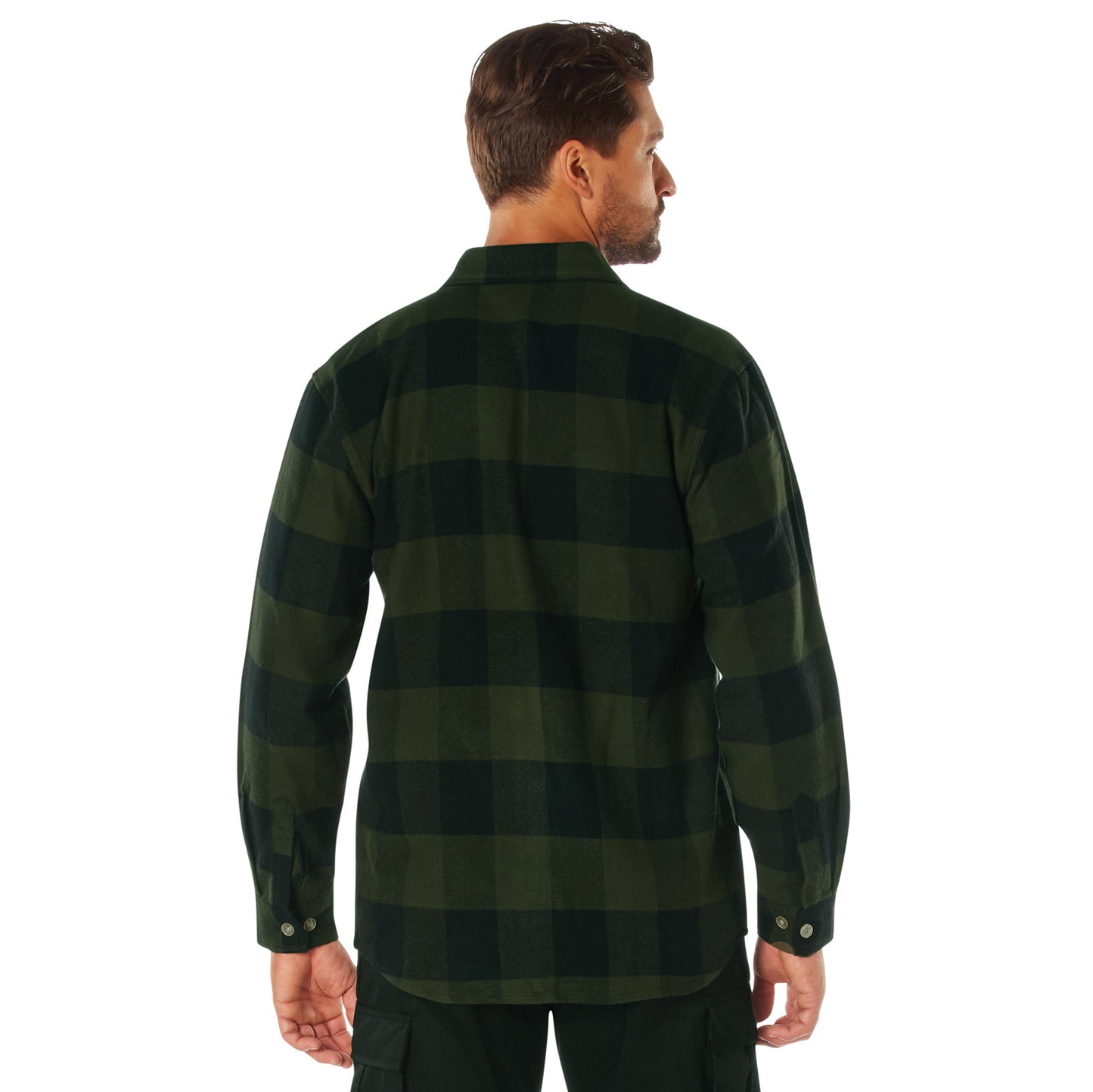 Men's Extra Heavyweight Brawny Buffalo Plaid Flannel Shirt