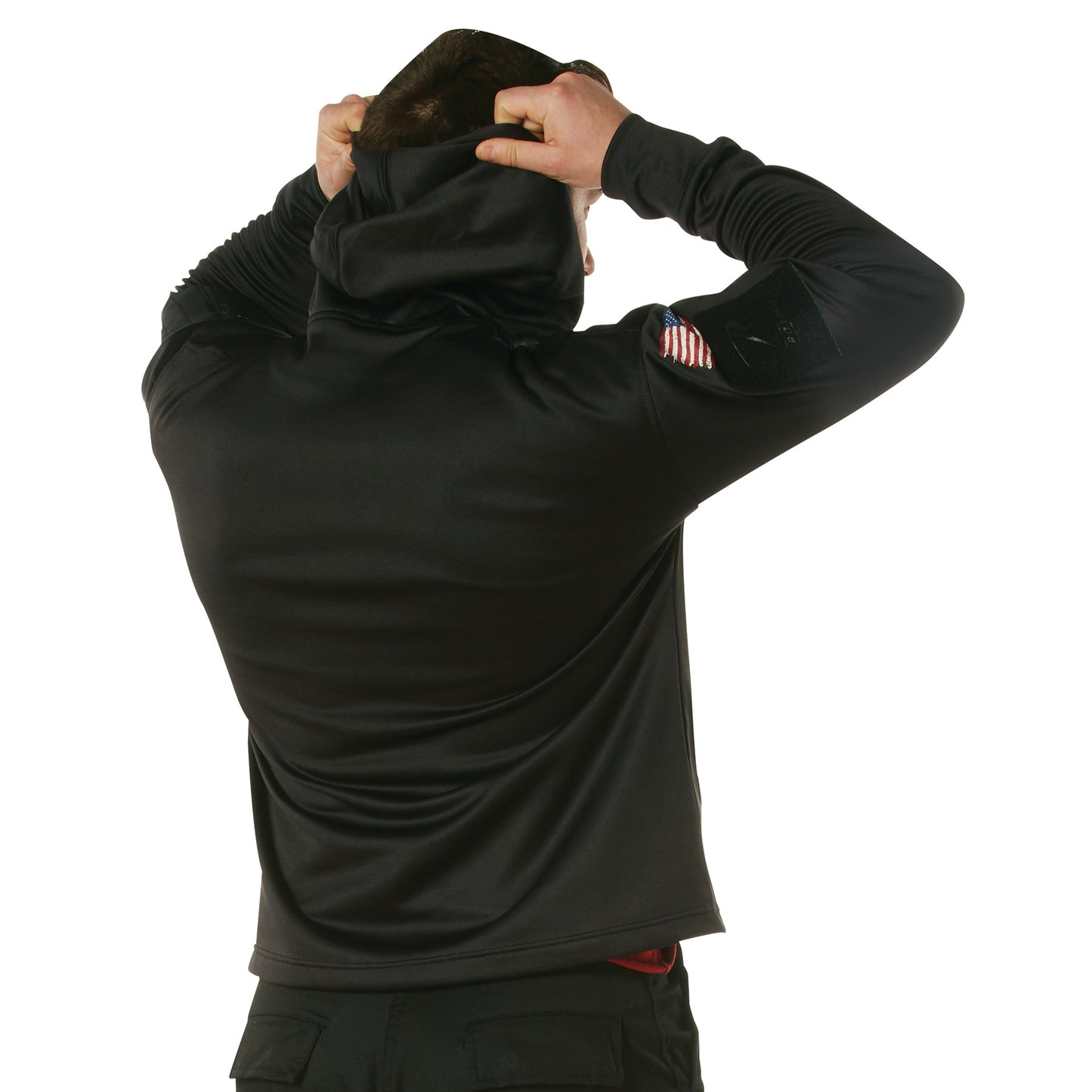 Rothco Bearded Skull Concealed Carry Hoodie in Black Men's CCW Hooded Sweatshirt