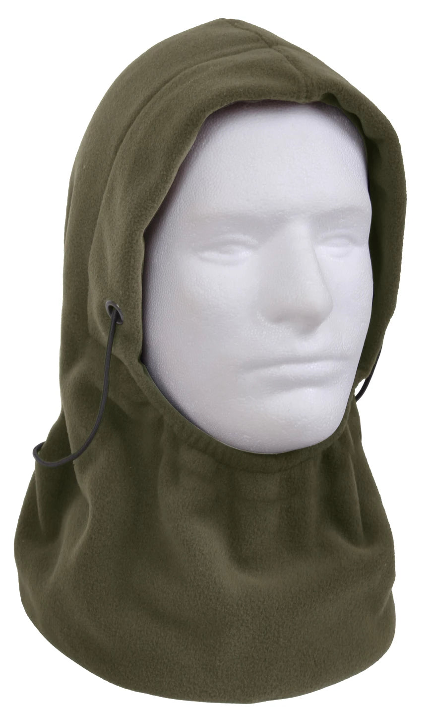 Polar Fleece Adjustable Balaclava Cold Weather Comfy Head & Neck Warmer