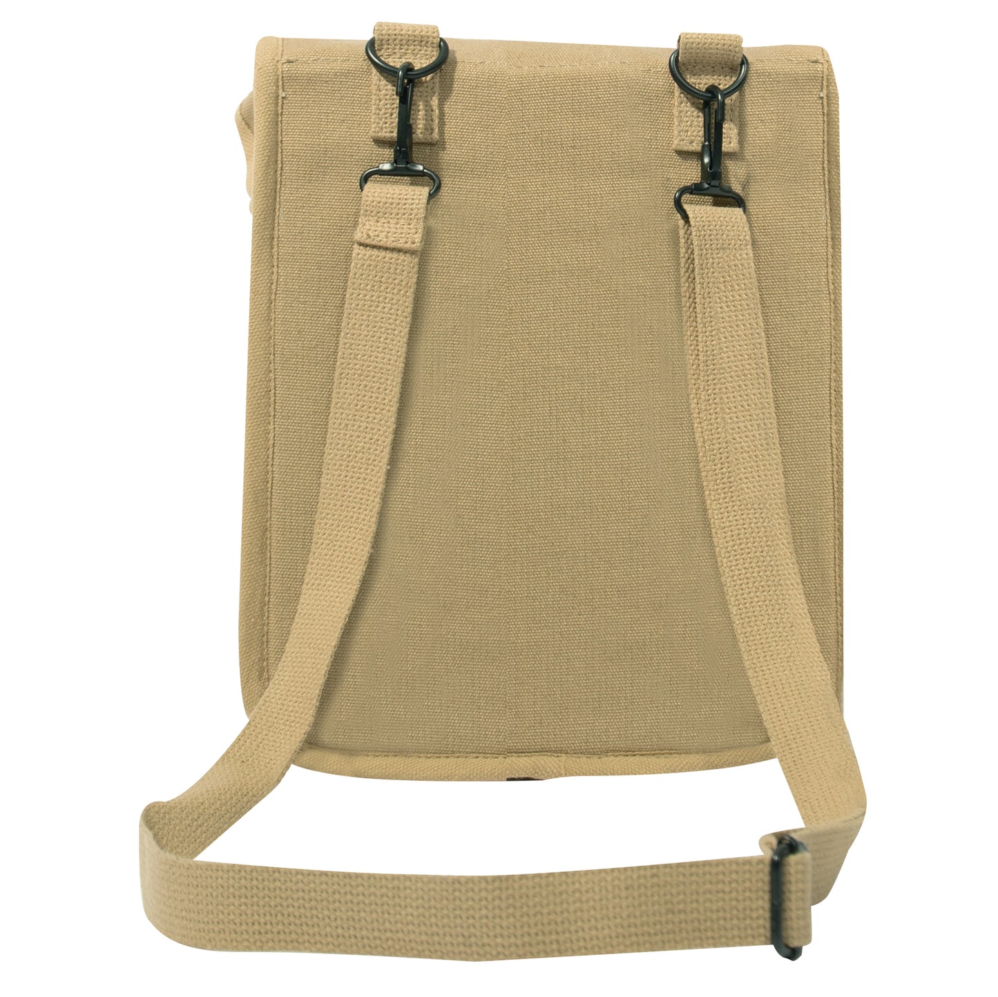 Rothco Canvas Map Case Shoulder Bag in Khaki - Messenger Travel Work School Bags