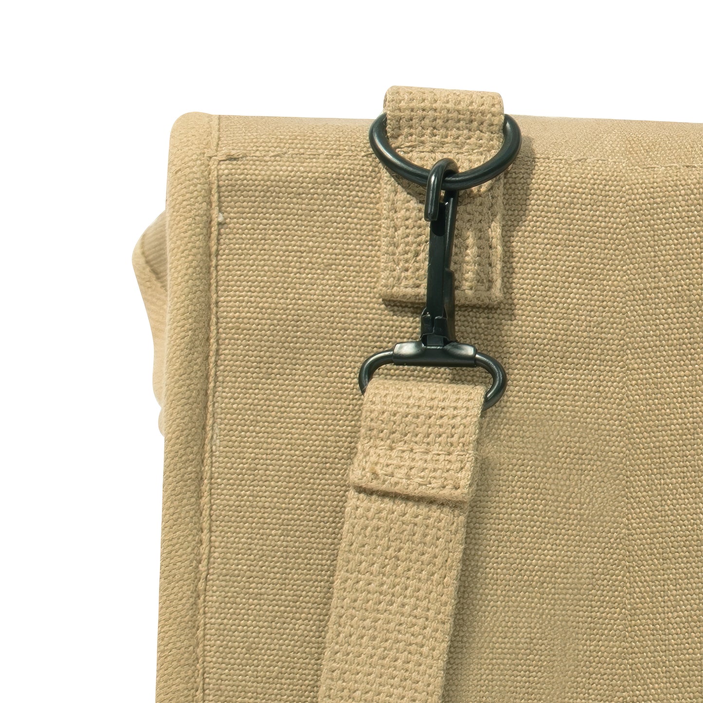 Rothco Canvas Map Case Shoulder Bag in Khaki - Messenger Travel Work School Bags