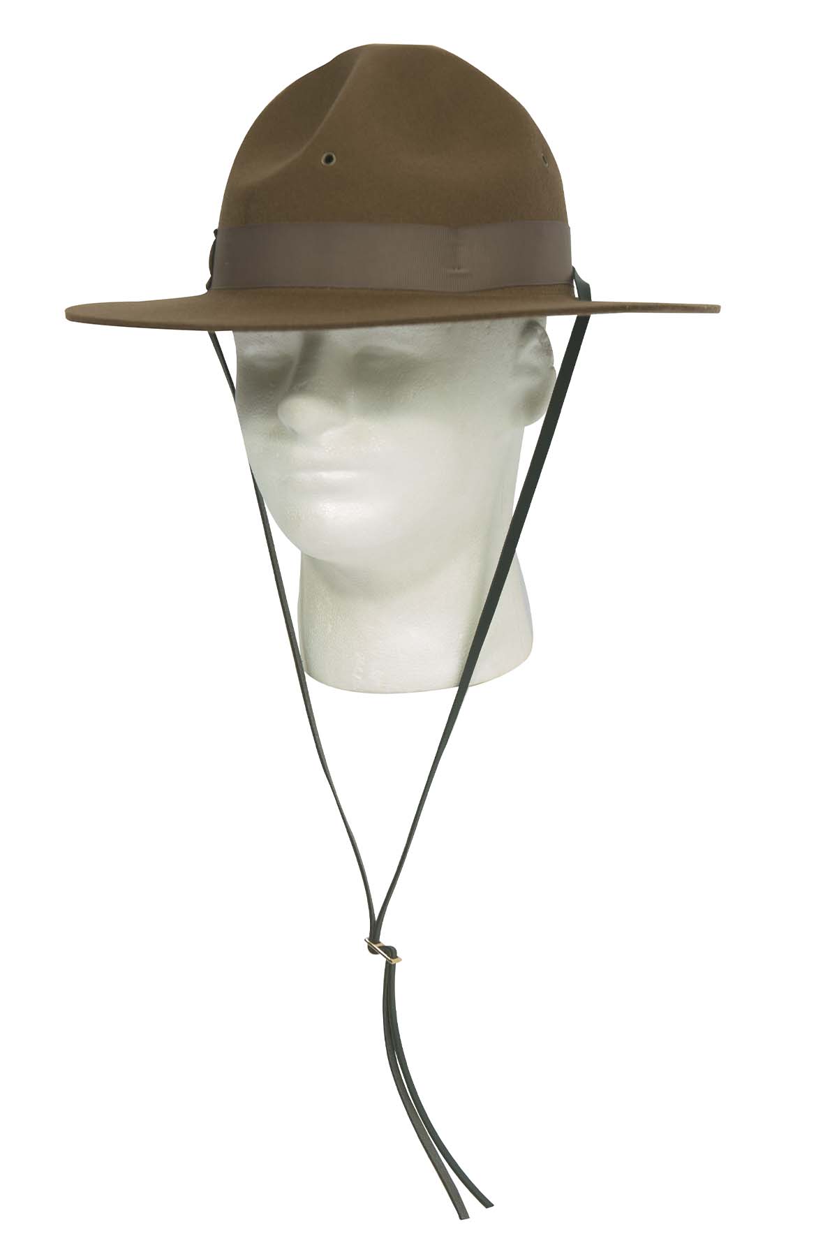 Campaign Hat Brown USMC Mens Adult Drill Sergeant Hats All Sizes