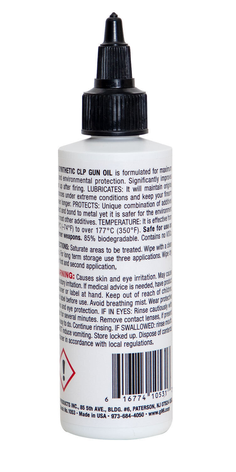 G96 Synthetic CLP Oil Lubricant 4 fl oz. Hunting Tactical