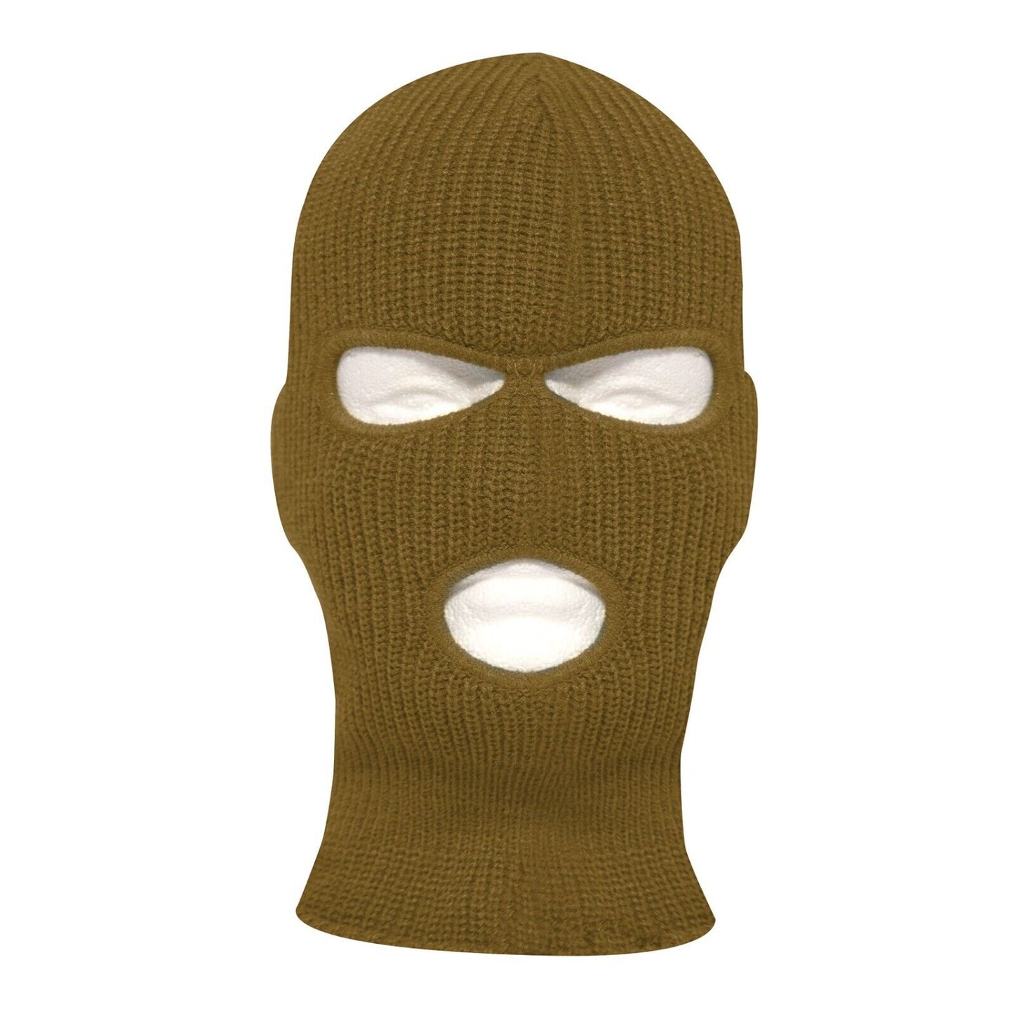 Fine Knit Acrylic Three Hole Facemasks Winter Balaclava Ski and Snowboarding Hat
