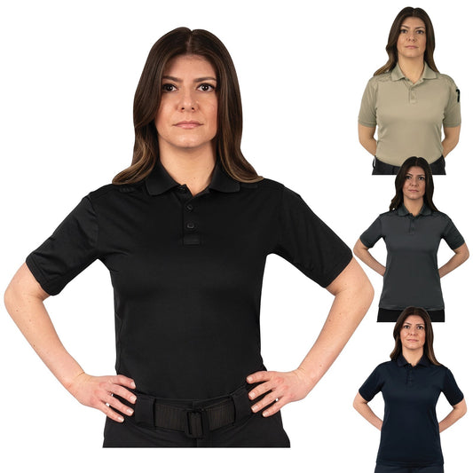 Rothco Women's Short Sleeve Tactical Performance Polo Active Duty Outerwear