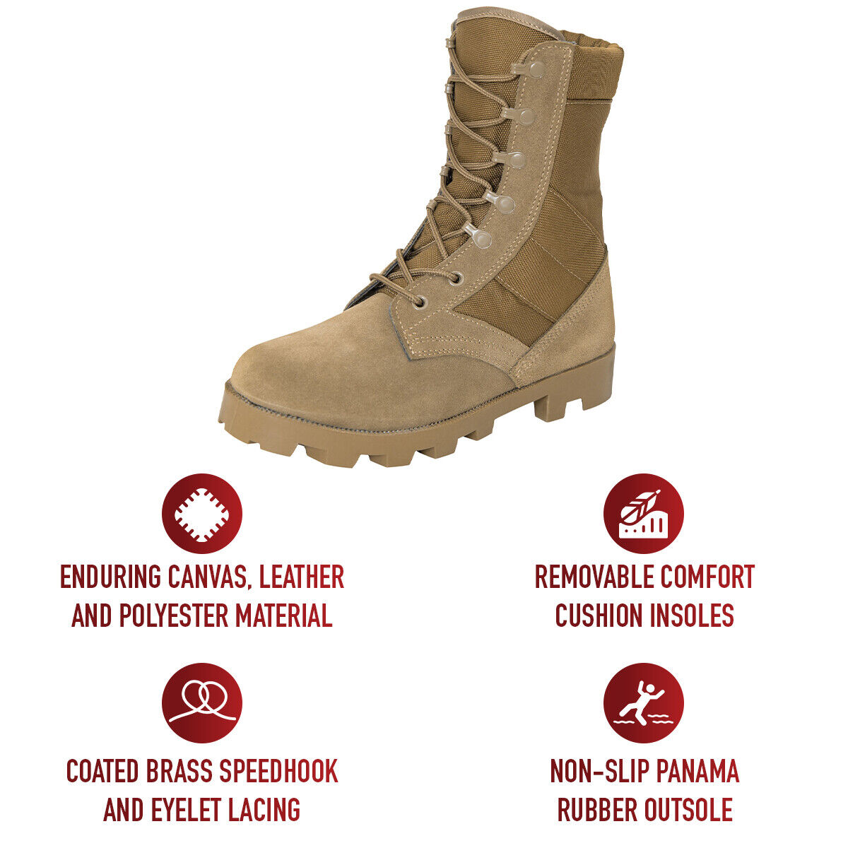 Rothco gi type combat boot deals