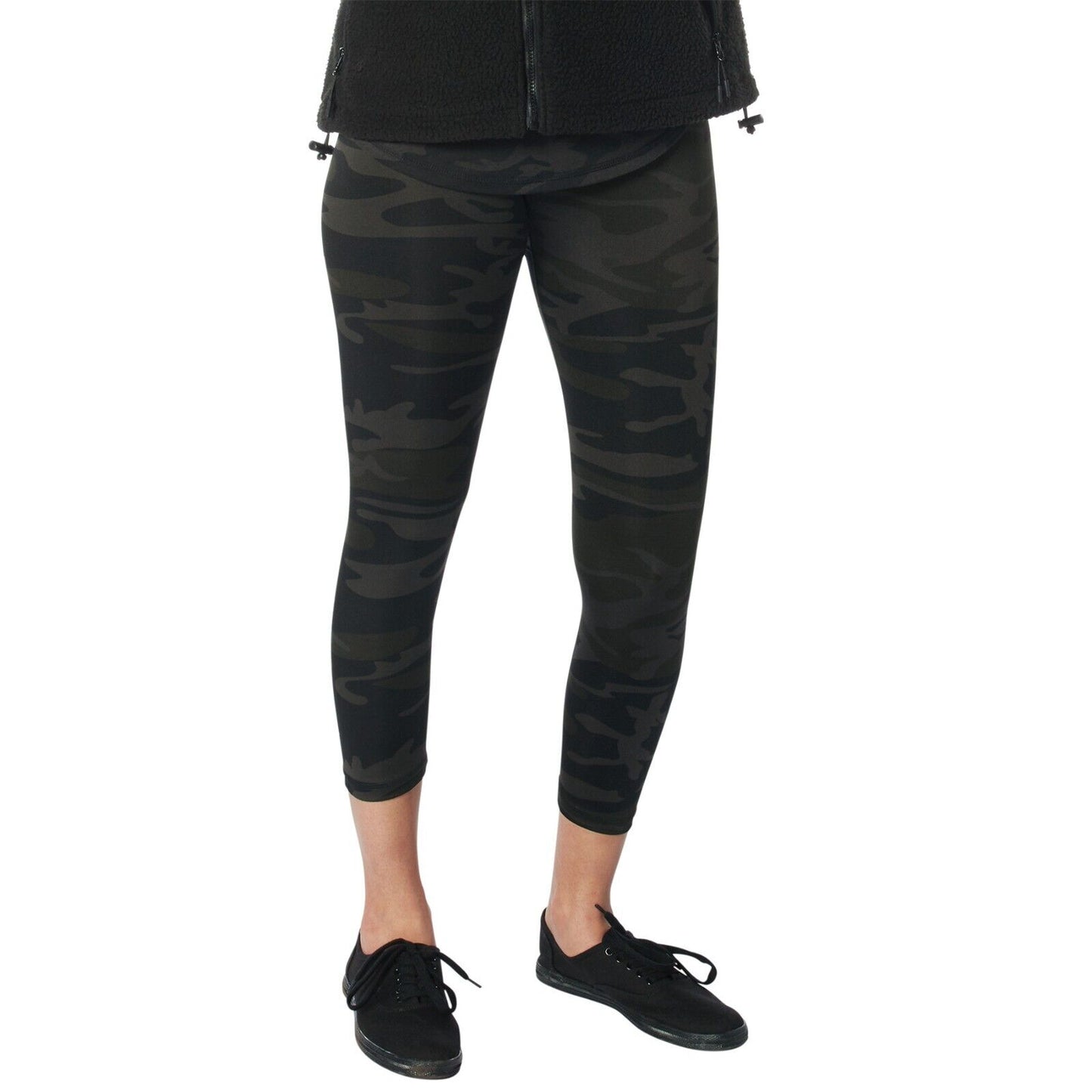 Rothco Womens Essential Leggings - High Waisted Comfort Control Athletic Wear