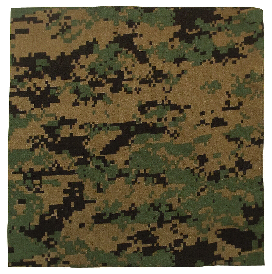 22"x22" Digital Camo Bandanas 100% Cotton Face & Headwraps Headbands